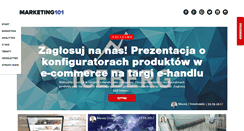 Desktop Screenshot of marketing101.pl