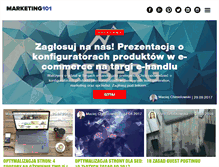 Tablet Screenshot of marketing101.pl